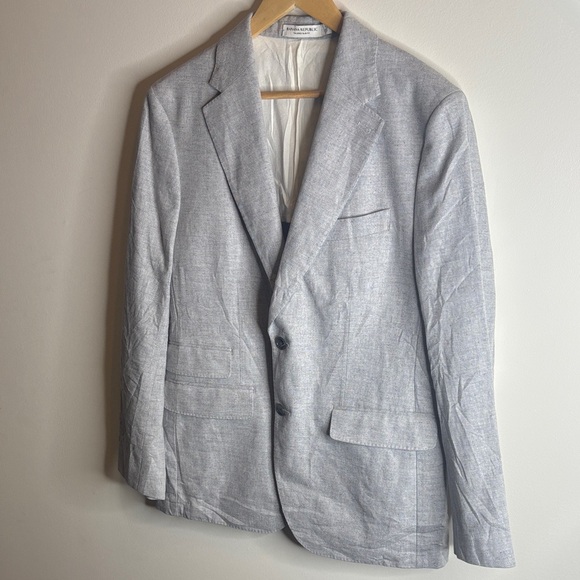 Banana Republic Linen Cotton Blend Slim Tailored Fit Sport Coat - Picture 3 of 16